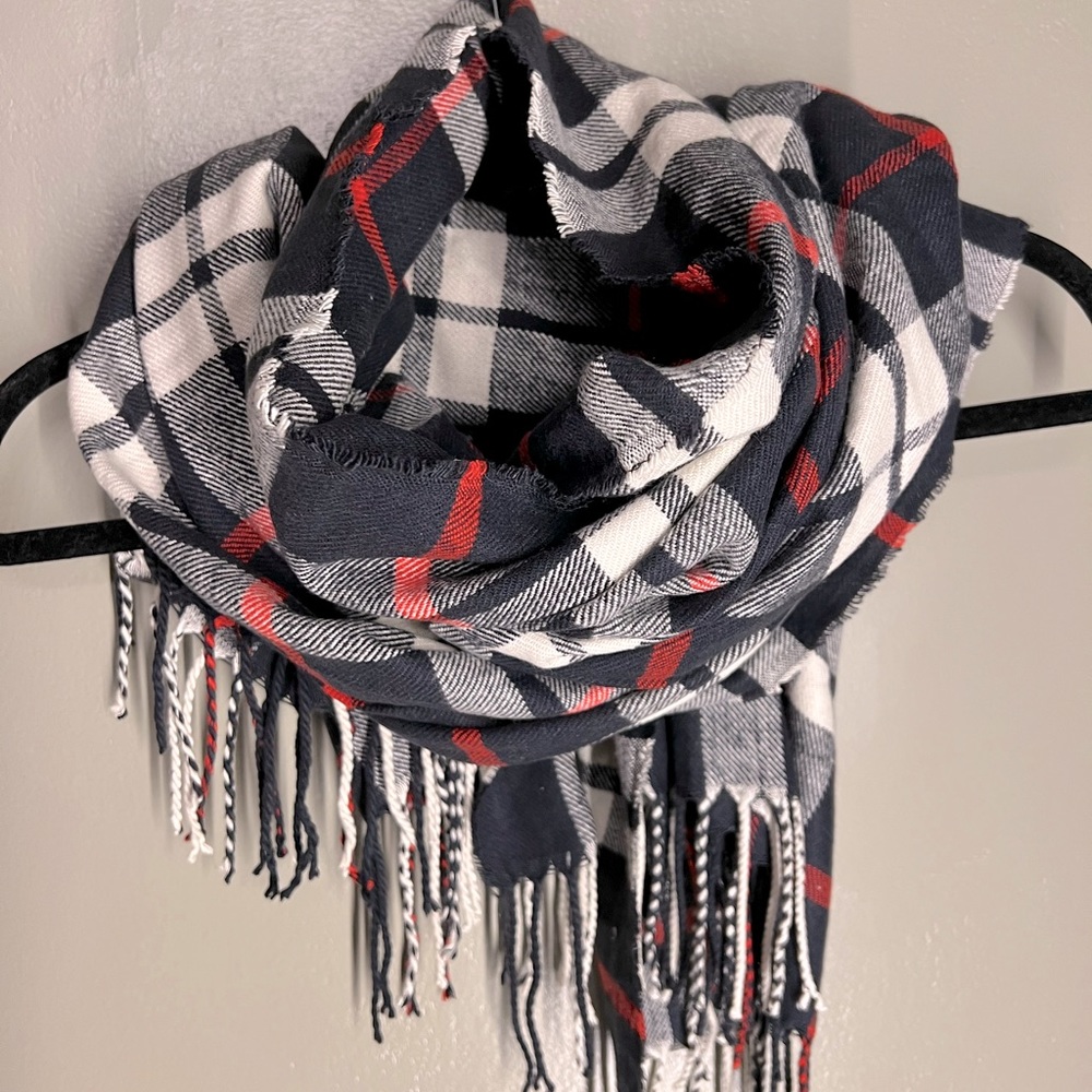 J Crew plaid scarf